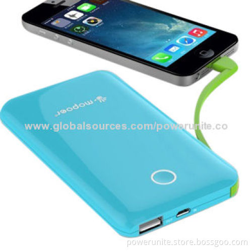 6,600mAh External Battery Charger for Phones and Android, 5V/2A Input